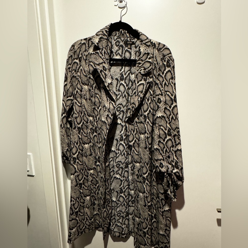 AFRM snake print cardigan